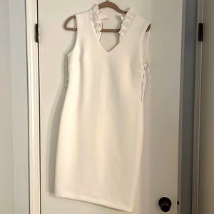 White Calvin Klein dress